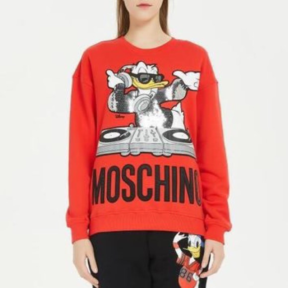 donald duck red sweater